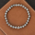 Chrome Hearts Cross Ball Flower Ball Bracelet